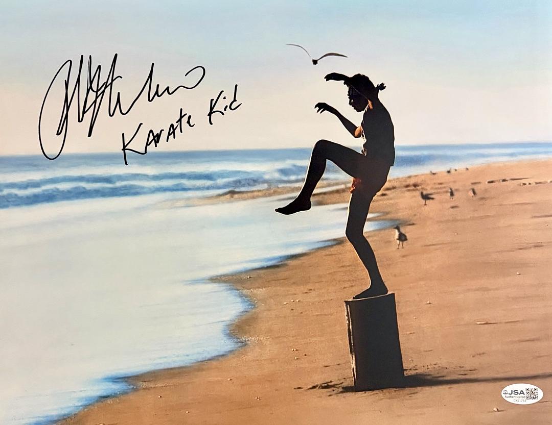 Ralph Macchio signed 11x14 (Karate Kid) w/inscription - Beckett COA